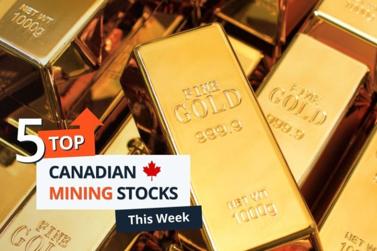 Top 5 Canadian Mining Stocks This Week: Adyton Sparkles with 97 Percent Gain